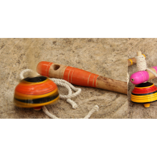 Kutch lacquer ~ Spinning Top - भमरडो { A }